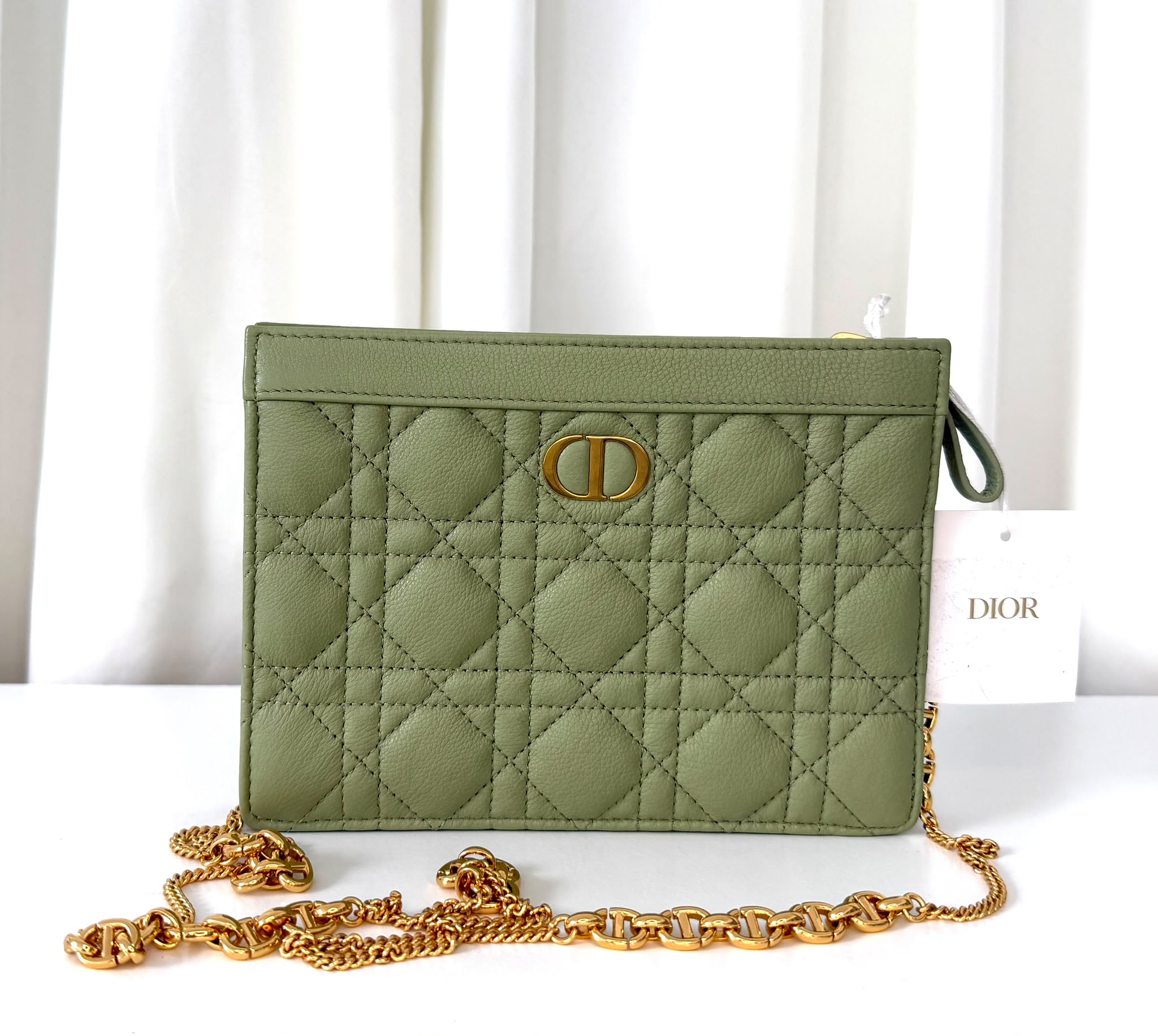 Dior Caro cannage vert